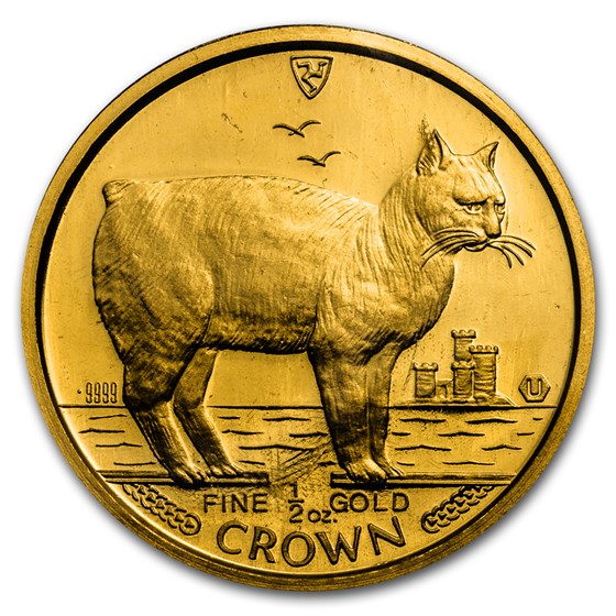1988 Isle of Man 1/2 oz Gold Manx Cat 1988 Isle of Man 1/2 oz Gold Manx Cat